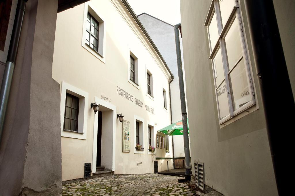Penzion A Restaurace Modra Ruze Tabor Bagian luar foto